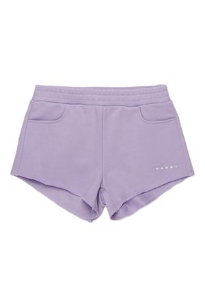 lilac cotton shorts MARNI KIDS | M01690M00V00M612